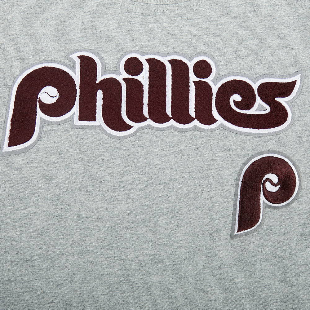 MLB PHILADELPHIA PHILLIES CLASSIC CHENILLE TODDLER BOY'S SS TOP (HEATHER GREY) - Image 9