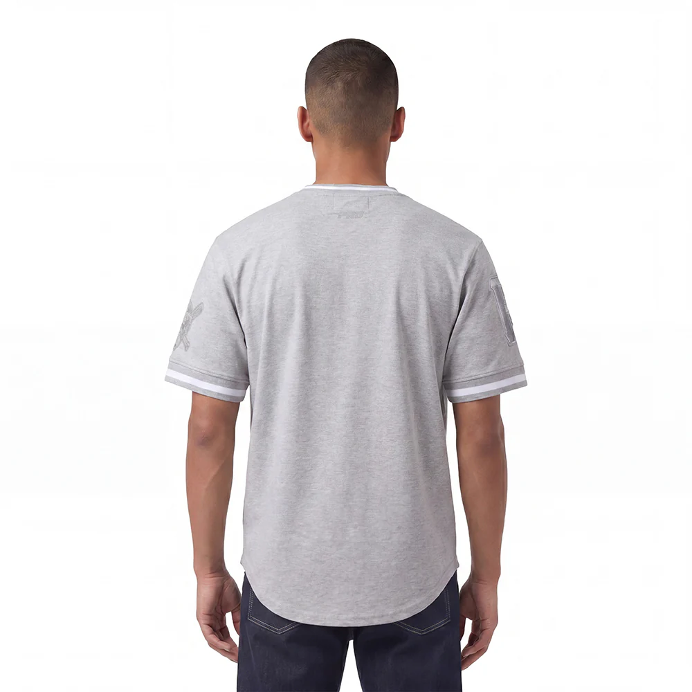 MLB PITTSBURGH PIRATES TRIPLE TONAL DK TEE (HEATHER GREY) - Image 2
