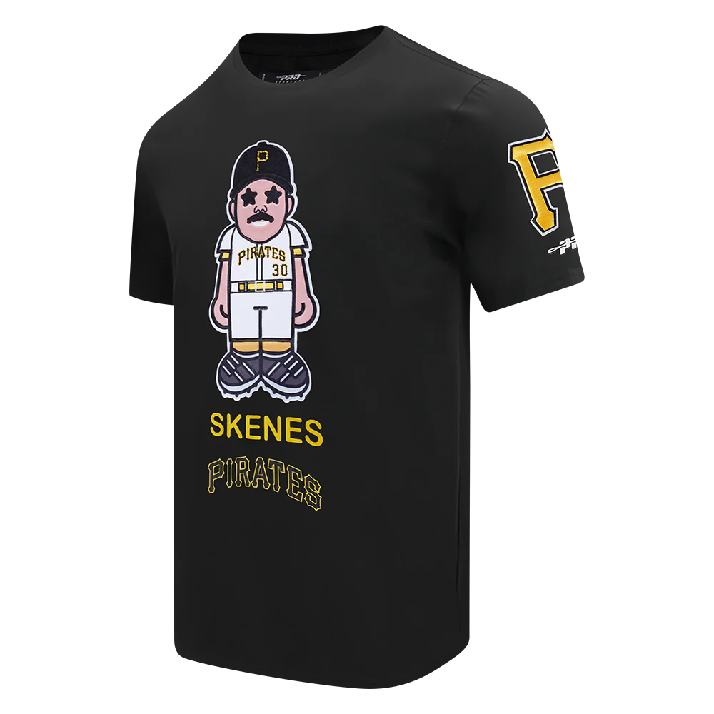 MLB PITTSBURGH PIRATES PAUL SKENES #30 AVATAR SINGLE JERSEY MEN'S TOP (BLACK) - Image 2