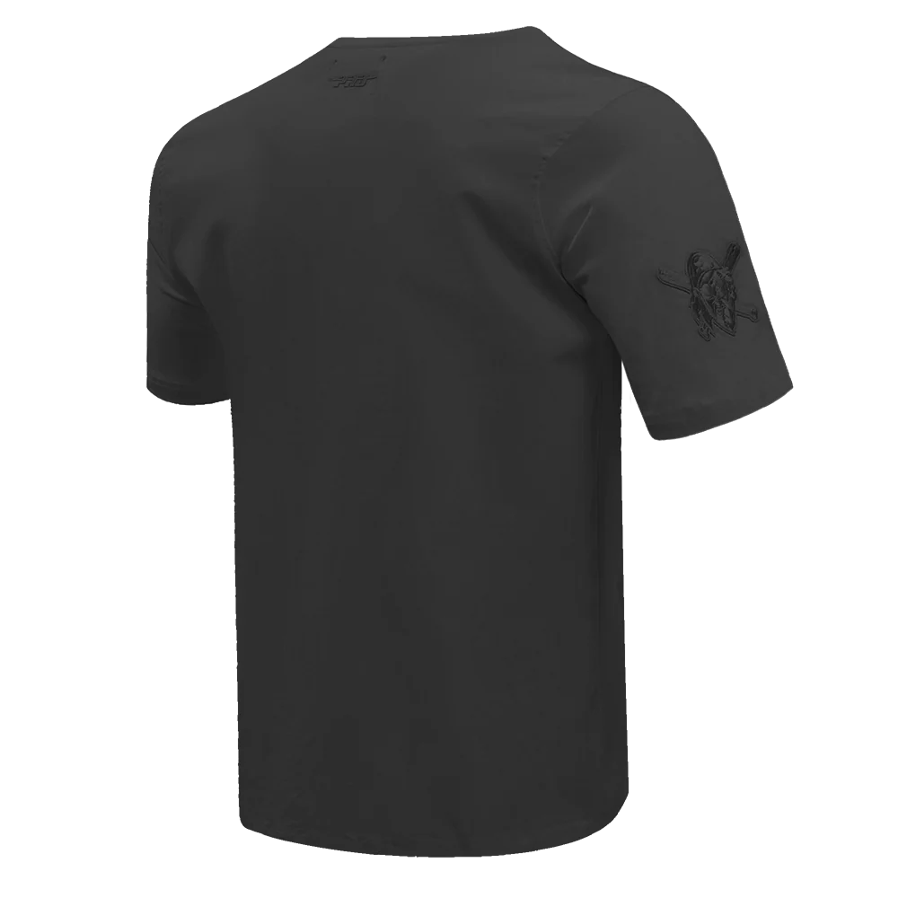 MLB PITTSBURGH PIRATES NEUTRAL MEN'S DROP SHOULDER TOP (BLACK) - Image 4