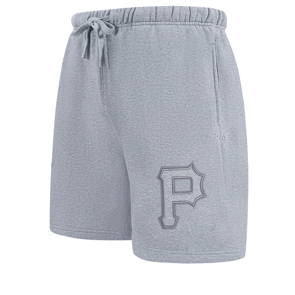 MLB PITTSBURGH PIRATES NEUTRAL MEN'S SHORT (DARK HEATHER GRAY)
