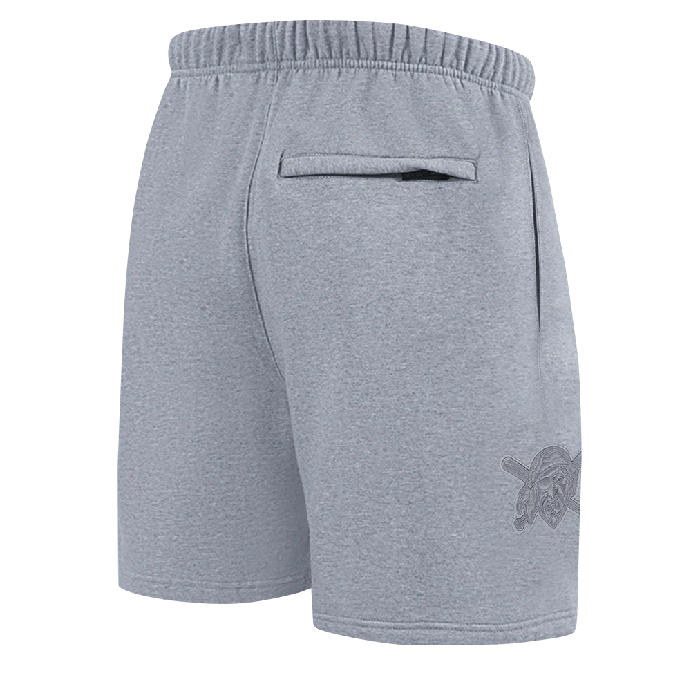 MLB PITTSBURGH PIRATES NEUTRAL MEN'S SHORT (DARK HEATHER GRAY) - Image 3