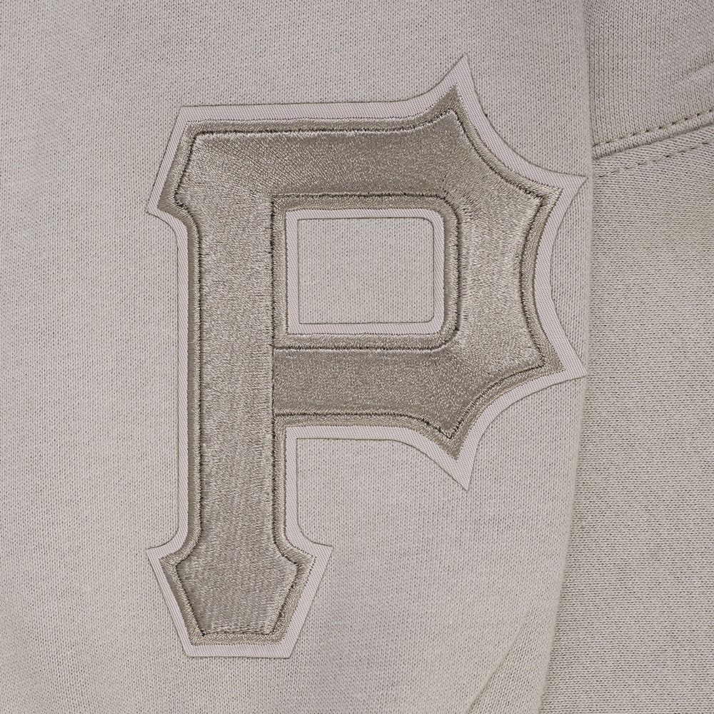 MLB PITTSBURGH PIRATES WINGSPAN MEN'S DROP SHOULDER FLEECE CREWNECK (TAUPE) - Image 7