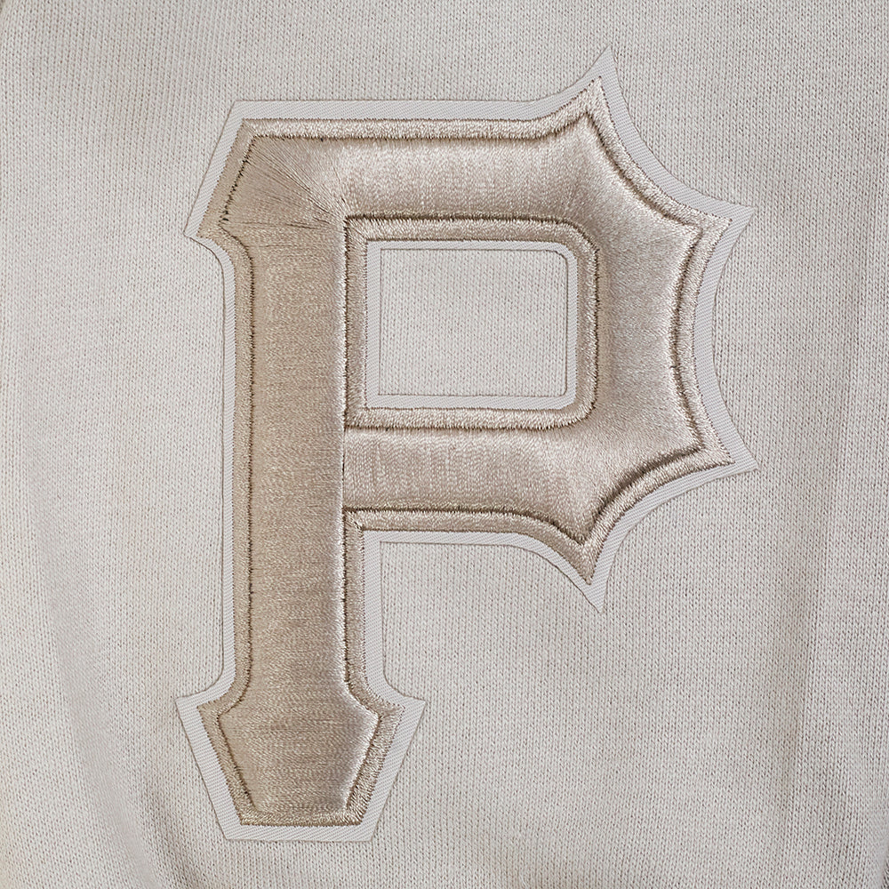 MLB PITTSBURGH PIRATES WINGSPAN MEN'S DROP SHOULDER FLC PO HOODIE (TAUPE) - Image 5