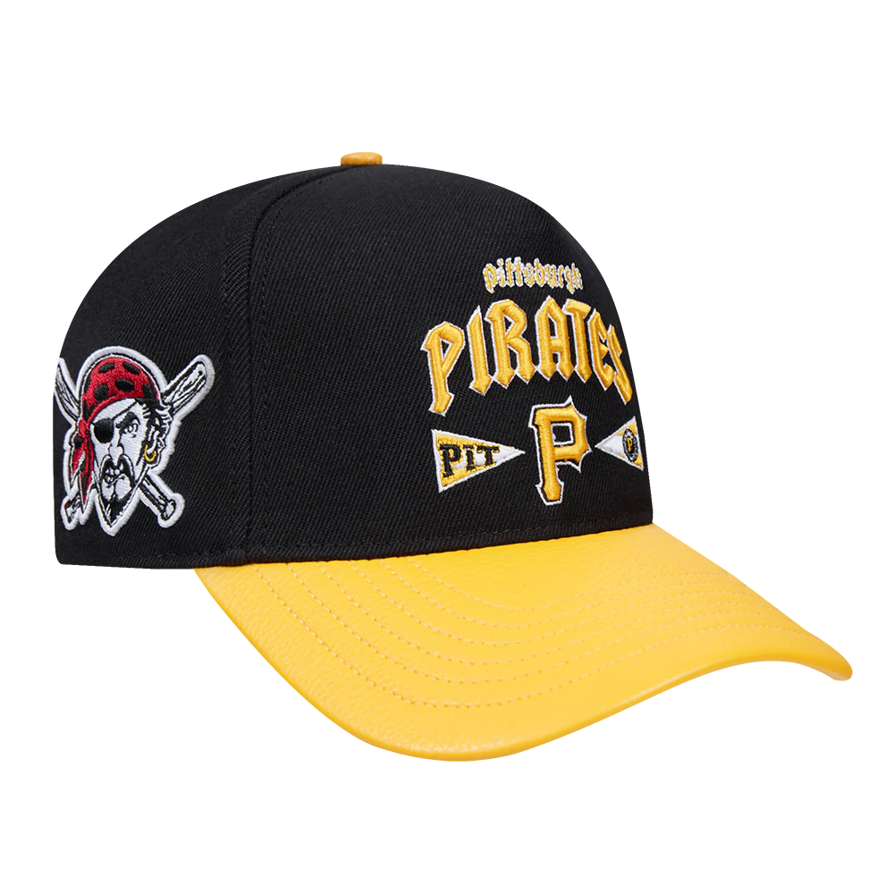 MLB PITTSBURGH PIRATES CITY TOUR CURVED STRAPBACK HAT (BLACK) - Image 2