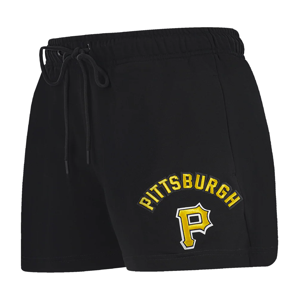 MLB PITTSBURGH PIRATES CLASSIC WOMEN'S SHORT (BLACK)
