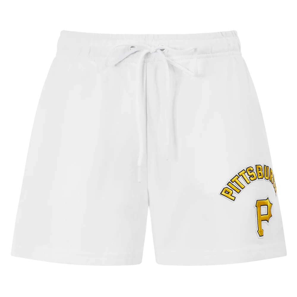 MLB PITTSBURGH PIRATES CLASSIC WOMEN'S SHORT (WHITE) - Image 2