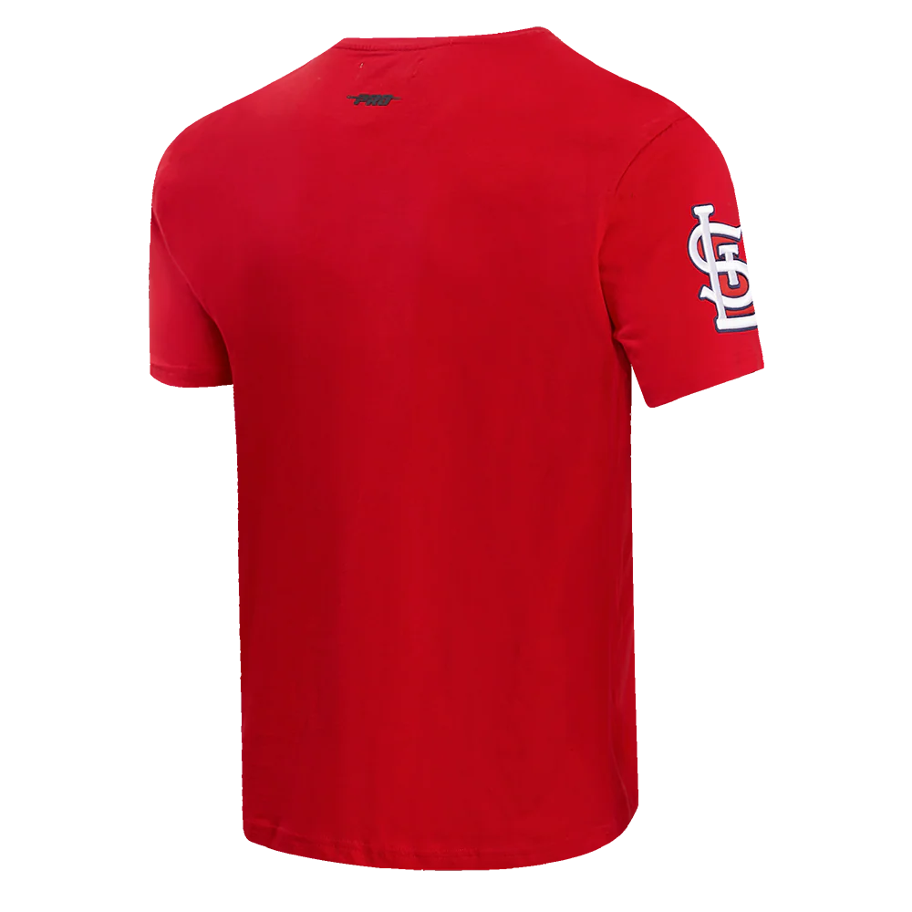 MLB ST. LOUIS CARDINALS SCRIPT TAIL MEN'S TOPS (RED) - Image 3