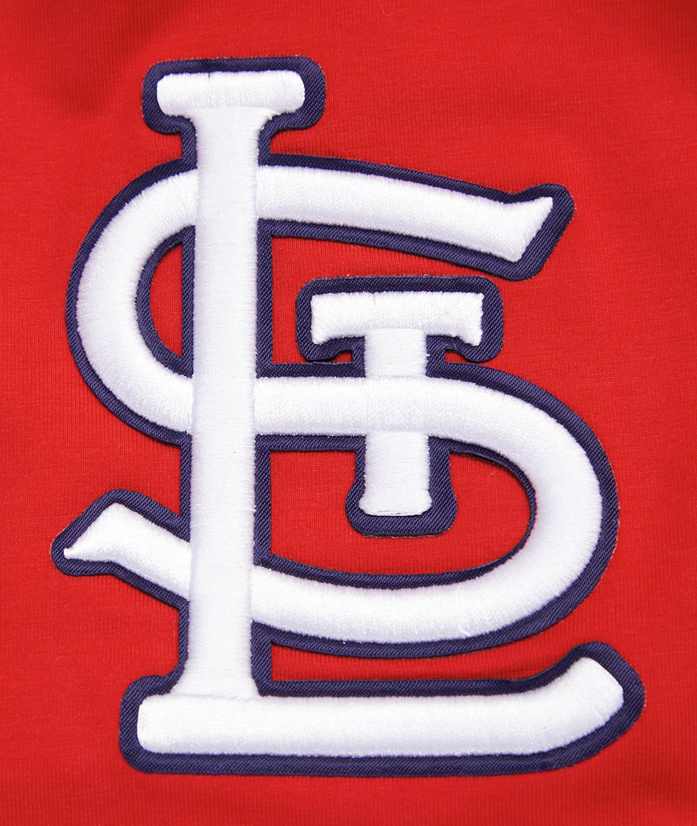 MLB ST. LOUIS CARDINALS SCRIPT TAIL MEN'S TOPS (RED) - Image 6