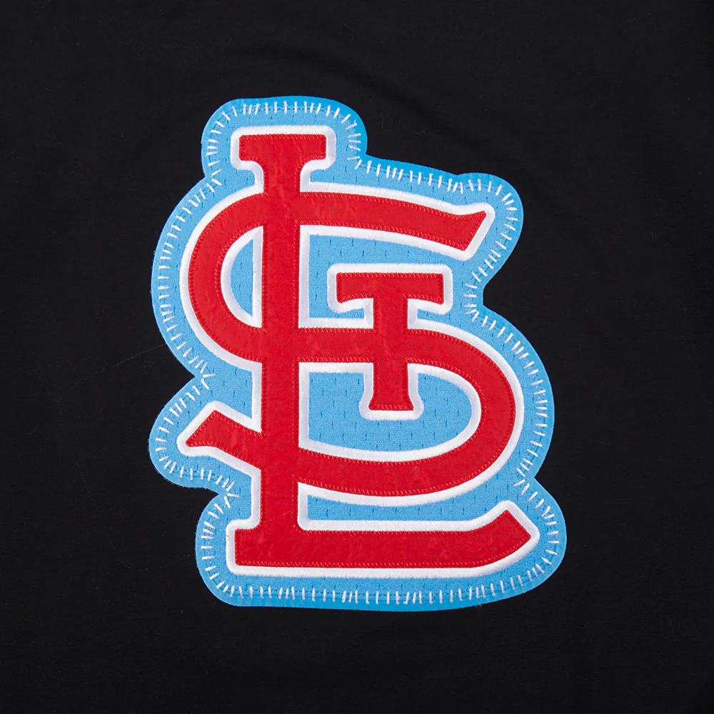 MLB ST. LOUIS CARDINALS DIY PICK STITCH MEN'S SINGLE JERSEY TOP (BLACK) - Image 10