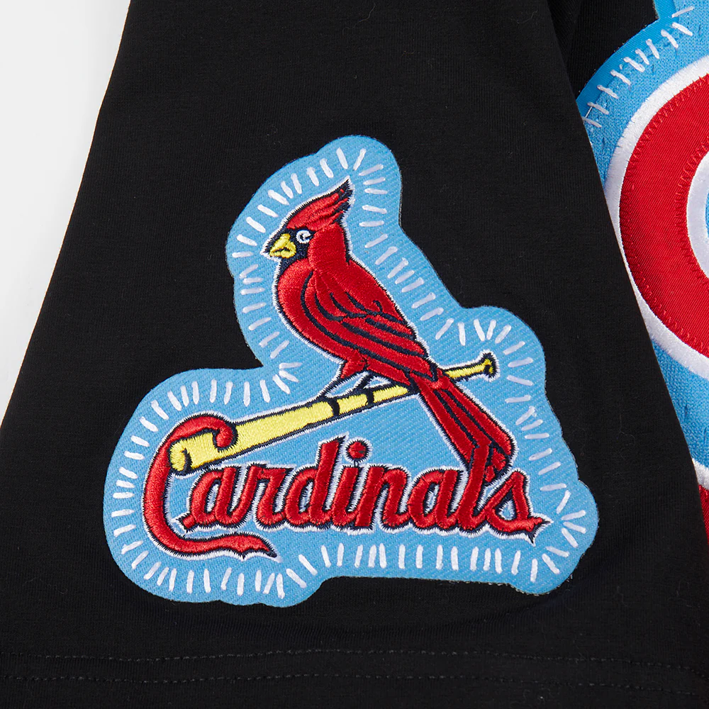 MLB ST. LOUIS CARDINALS DIY PICK STITCH MEN'S SINGLE JERSEY TOP (BLACK) - Image 12