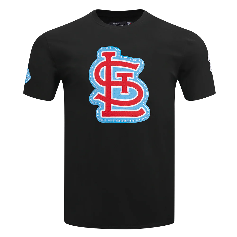 MLB ST. LOUIS CARDINALS DIY PICK STITCH MEN'S SINGLE JERSEY TOP (BLACK) - Image 3