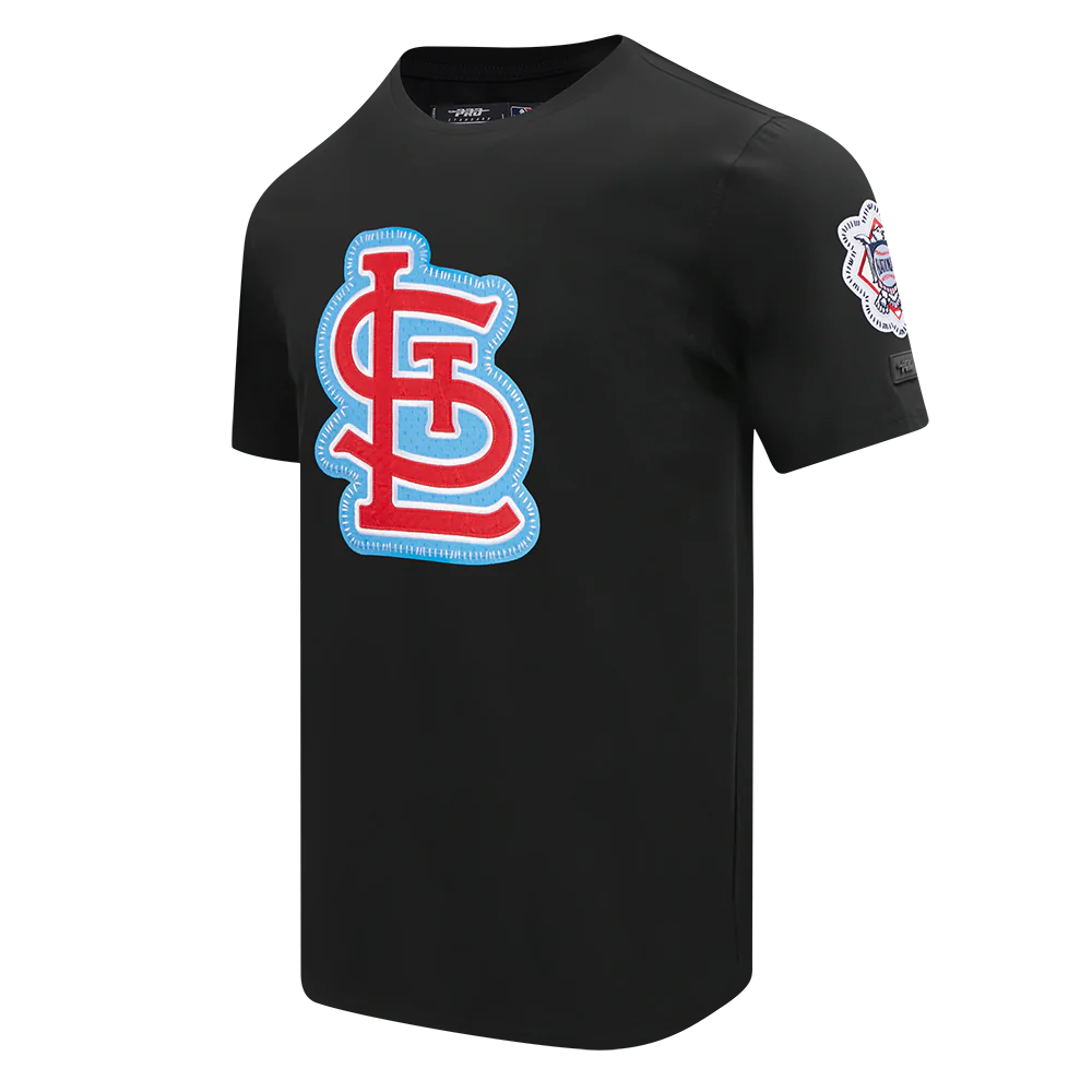 MLB ST. LOUIS CARDINALS DIY PICK STITCH MEN'S SINGLE JERSEY TOP (BLACK) - Image 4
