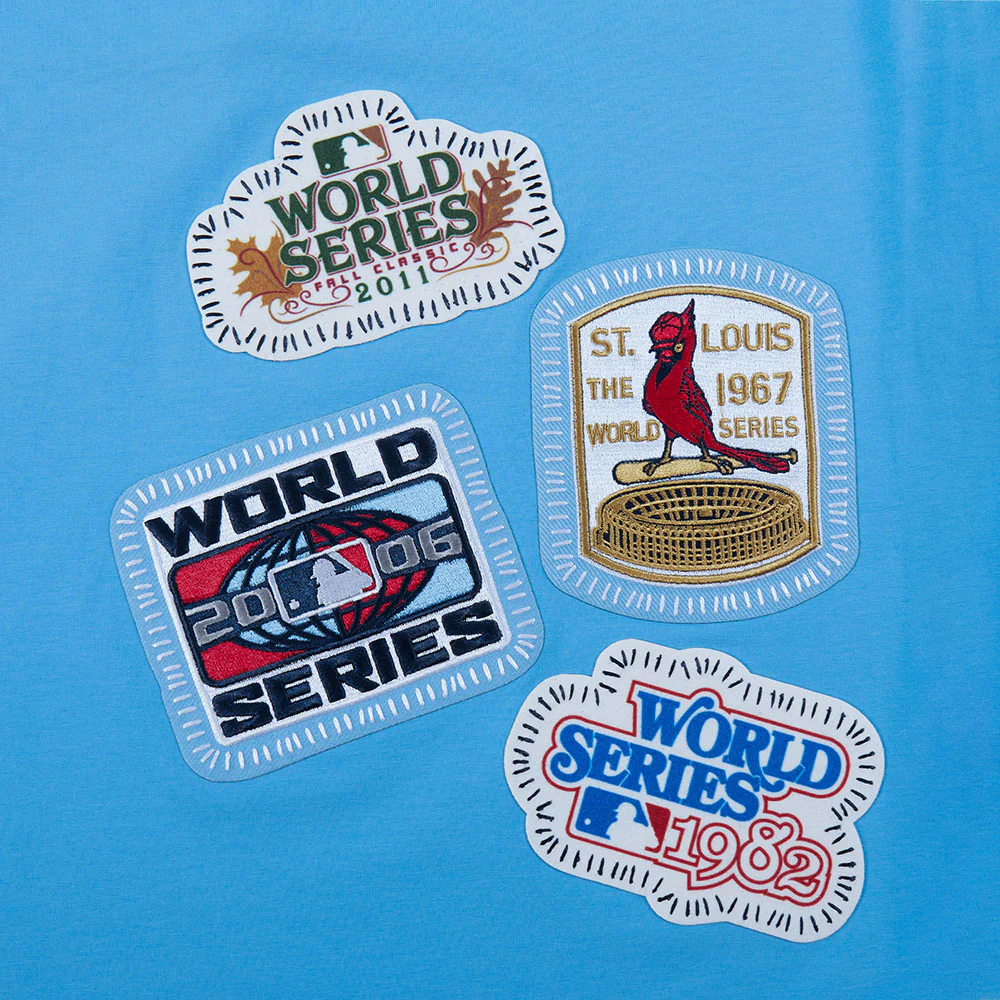 MLB ST. LOUIS CARDINALS DIY PICK STITCH MEN'S SINGLE JERSEY TOP (UNIVERSITY BLUE) - Image 11