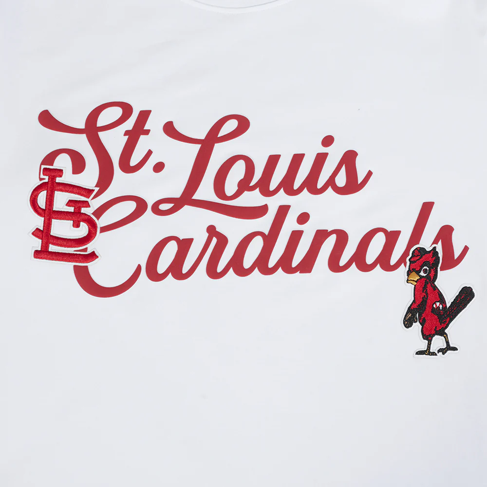 MLB ST. LOUIS CARDINALS SOUVENIR MEN'S SINGLE JERSEY TOP (WHITE) - Image 5