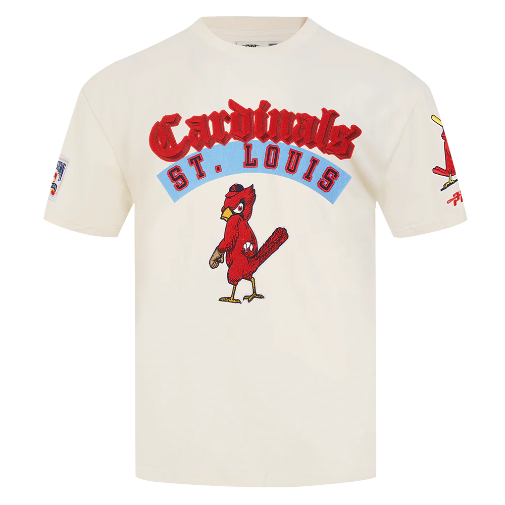 MLB ST. LOUIS CARDINALS BEST OF MEN'S DROP SHOULDER TEE (EGGSHELL) - Image 3