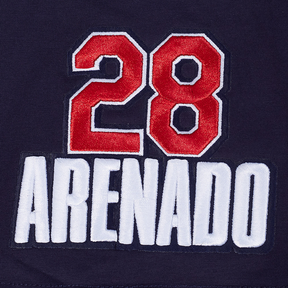 MLB ST. LOUIS CARDINALS NOLAN ARENADO #28 REMIX AVATAR SINGLE JERSEY MEN'S TOP (MIDNIGHT NAVY) - Image 5