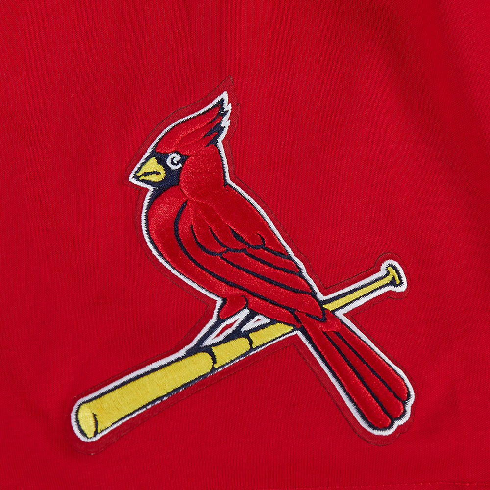 MLB ST. LOUIS CARDINALS LIVING LARGE MEN'S CJ DROP SHOULDER TEE (RED) - Image 6