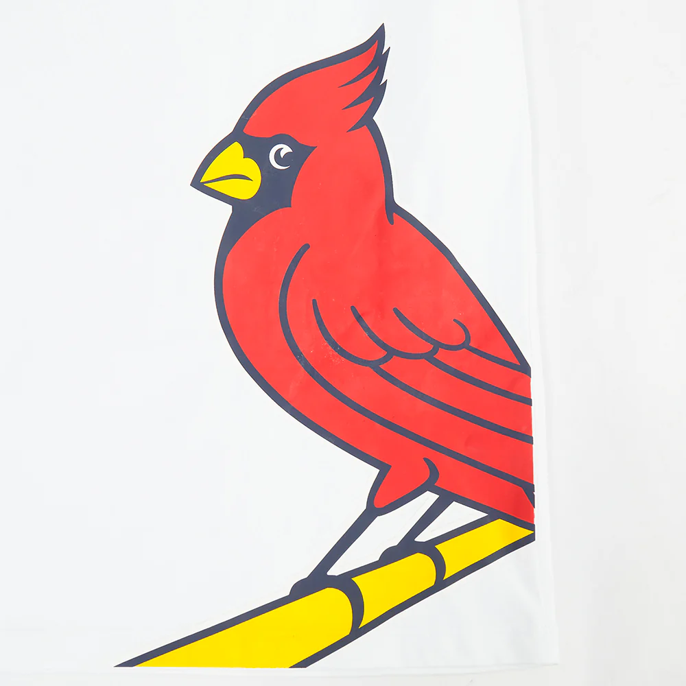 MLB ST. LOUIS CARDINALS LIVING LARGE MEN'S CJ DROP SHOULDER TOP (WHITE) - Image 5