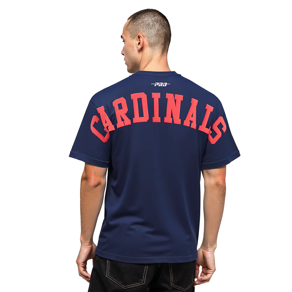 MLB ST. LOUIS CARDINALS WINGSPAN MEN'S CJ DROP SHOULDER TEE (MIDNIGHT NAVY)