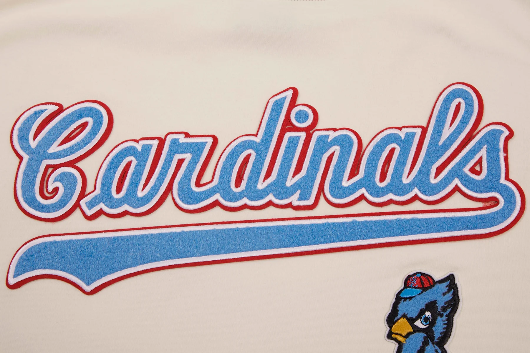 MLB ST. LOUIS CARDINALS RETRO CLASSIC MEN'S TOP (EGGSHELL/ UNIVERSITY BLUE) - Image 5