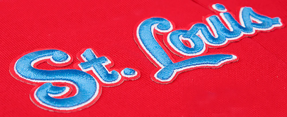 MLB ST. LOUIS CARDINALS RETRO CLASSIC MEN'S STRIPED TOP (RED) - Image 11