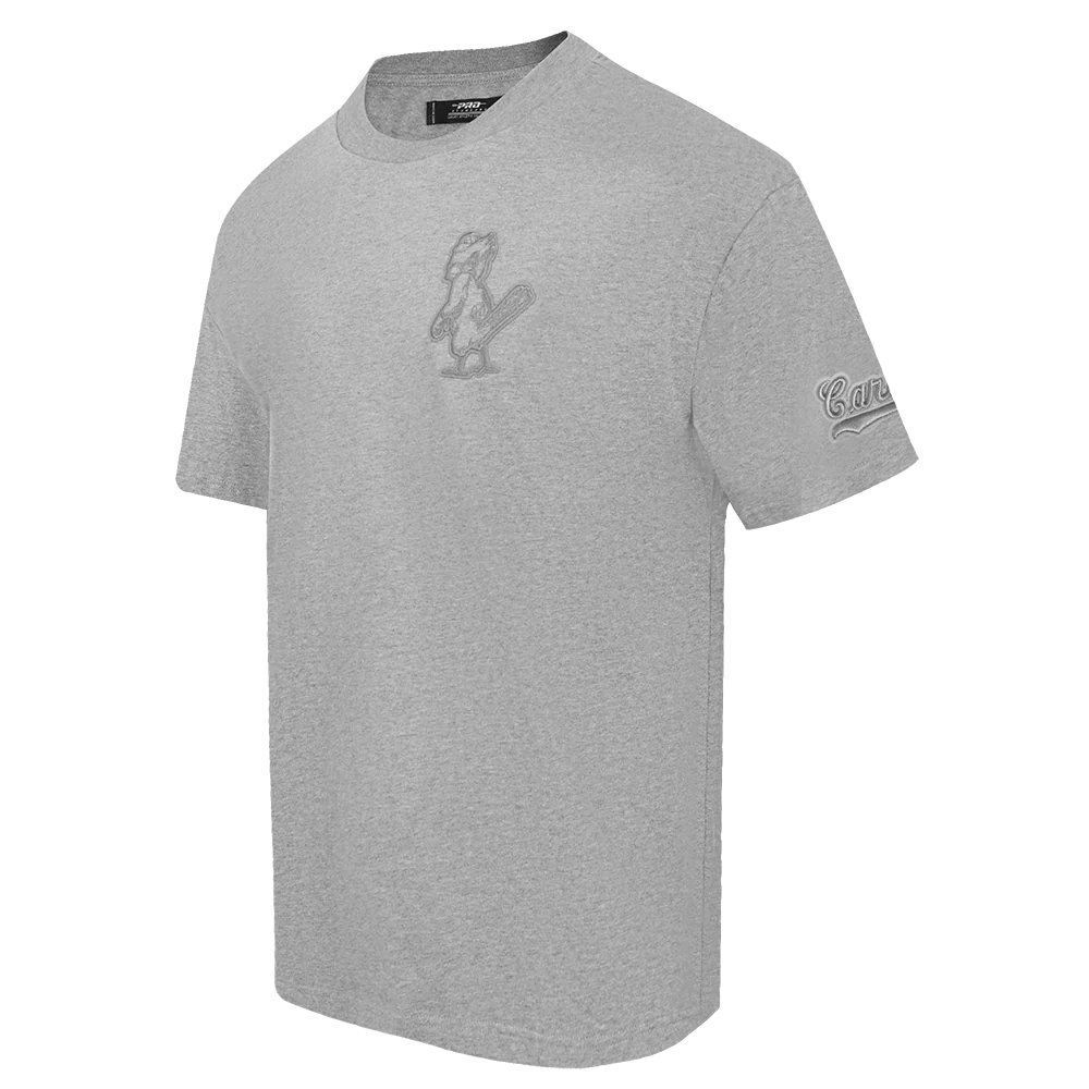 MLB ST. LOUIS CARDINALS RETRO NEUTRAL MEN'S DROP SHOULDER TOP (DARK HEATHER GRAY) - Image 2