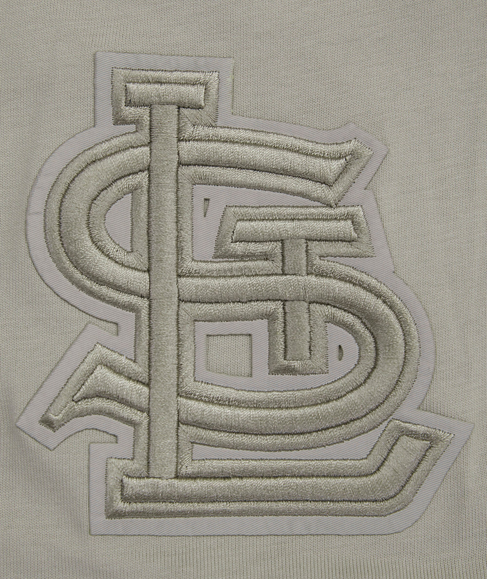MLB ST. LOUIS CARDINALS RETRO NEUTRAL MEN'S DROP SHOULDER TOP (TAUPE) - Image 5