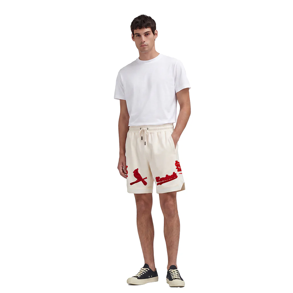 MLB ST. LOUIS CARDINALS TRIPLE TONAL DK SHORT (EGGSHELL)