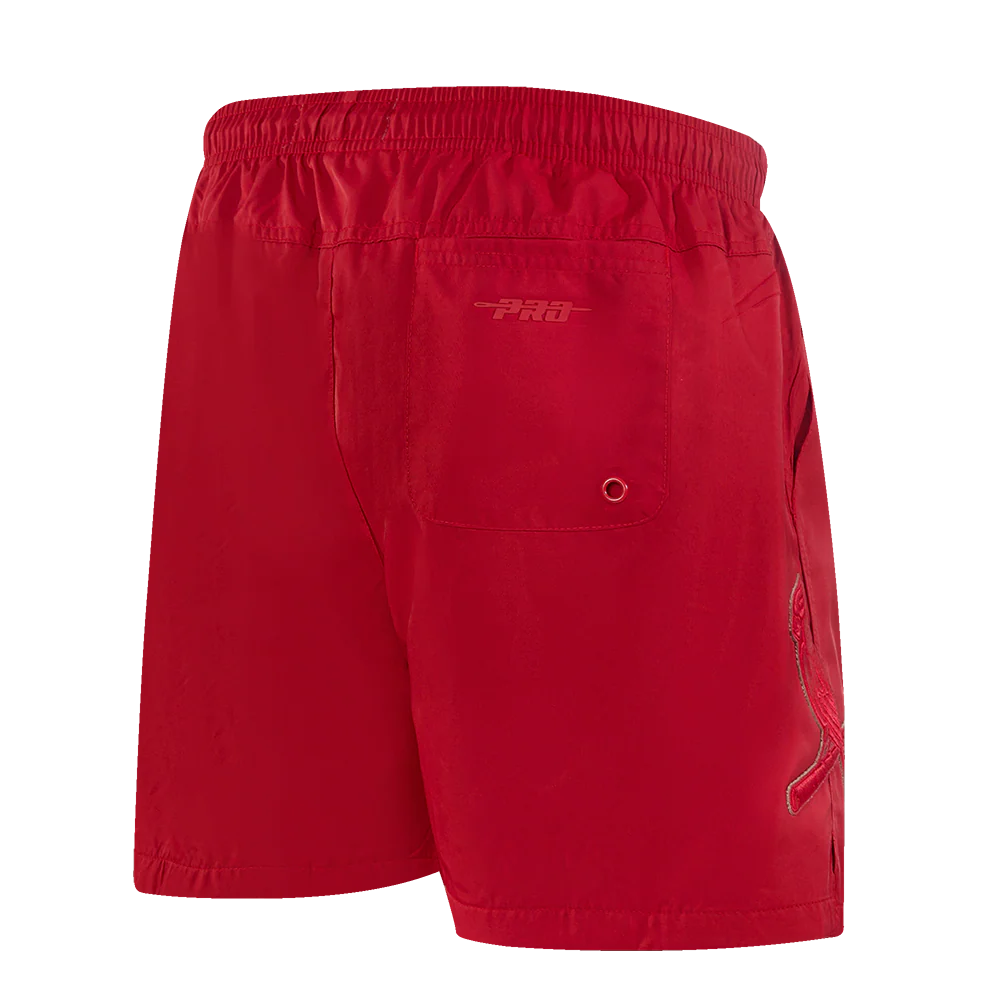 MLB ST. LOUIS CARDINALS TRIPLE TONAL WOVEN SHORT (RED) - Image 3