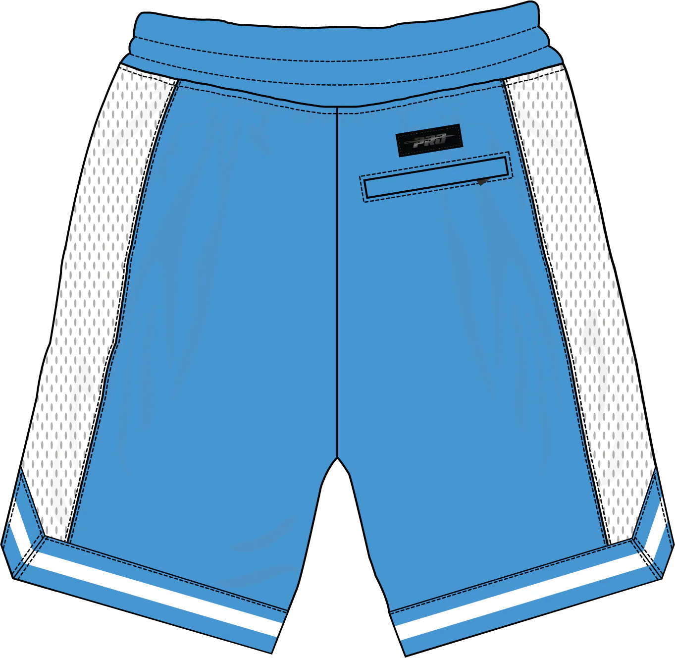 MLB ST. LOUIS CARDINALS DIY PICK STITCH MEN'S DOUBLE KNIT 2.0 SHORT (UNIVERSITY BLUE) - Image 14