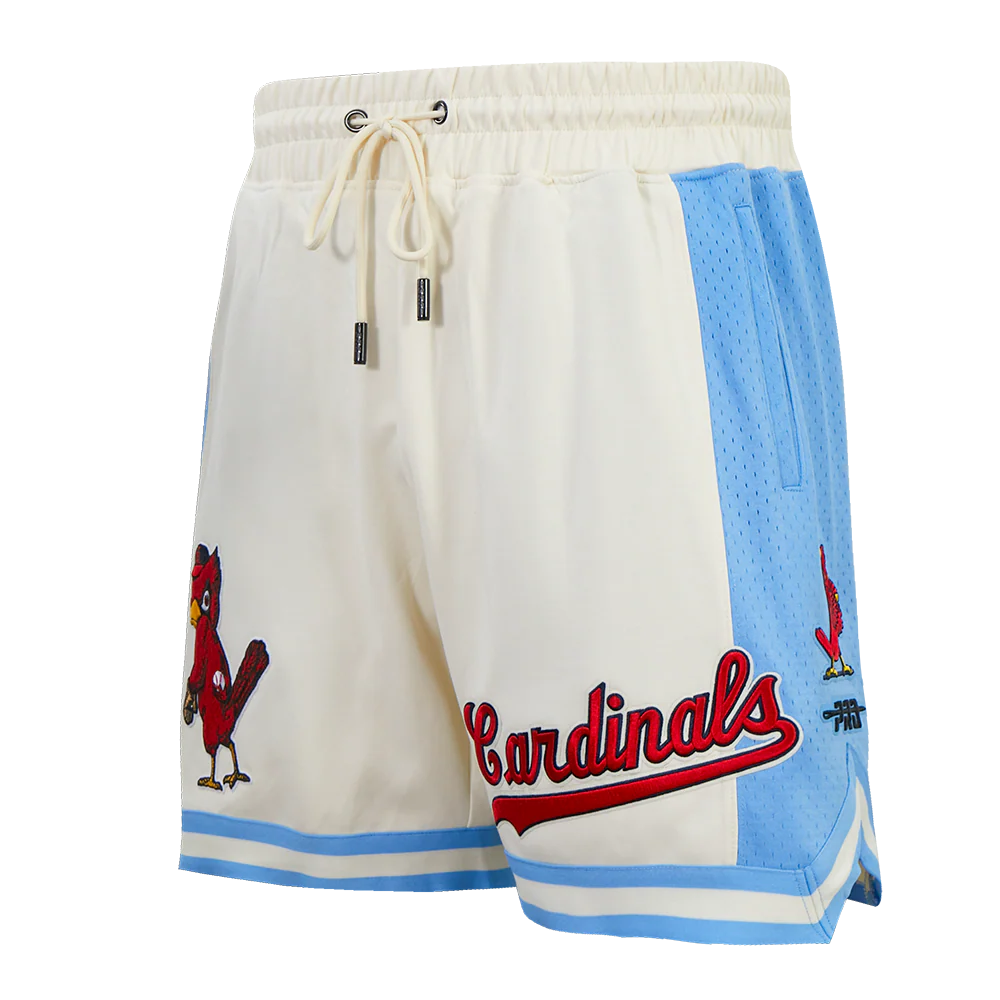 MLB ST. LOUIS CARDINALS RETRO CLASSICS MEN'S PRO 2.0 DK SHORT (EGGSHELL/ UNIVERSITY BLUE) - Image 4