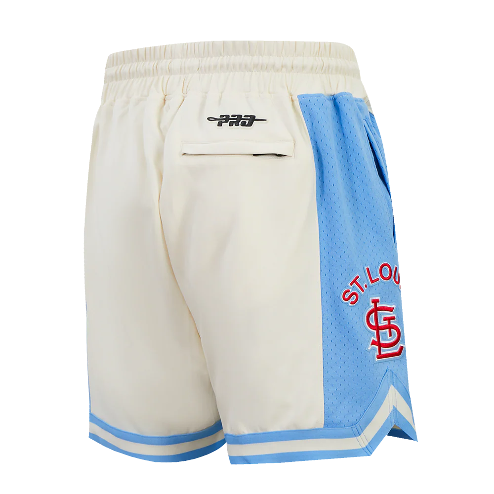 MLB ST. LOUIS CARDINALS RETRO CLASSICS MEN'S PRO 2.0 DK SHORT (EGGSHELL/ UNIVERSITY BLUE) - Image 5