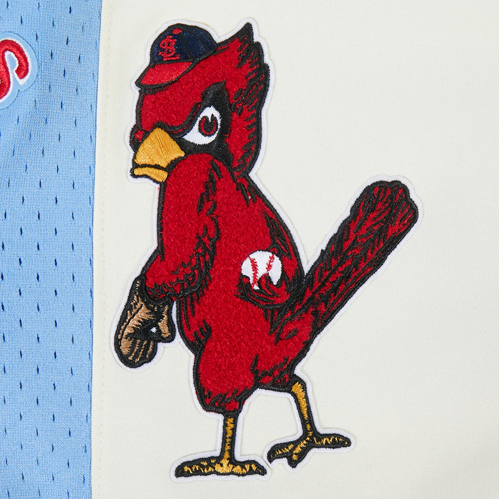 MLB ST. LOUIS CARDINALS RETRO CLASSICS MEN'S PRO 2.0 DK SHORT (EGGSHELL/ UNIVERSITY BLUE) - Image 7
