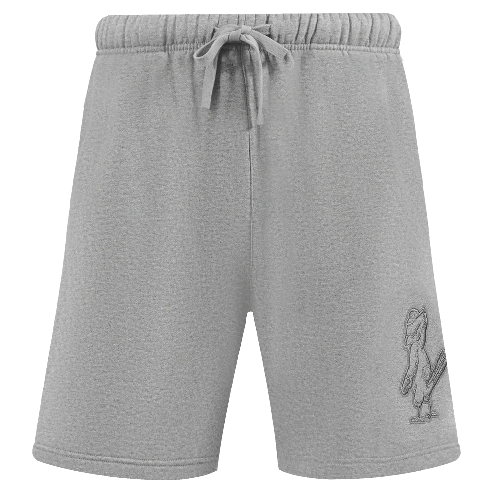 MLB ST. LOUIS CARDINALS RETRO NEUTRAL MEN'S SHORT (DARK HEATHER GRAY) - Image 2