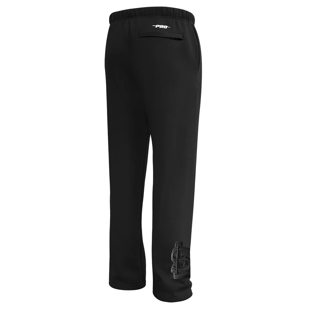 MLB ST. LOUIS CARDINALS RETRO NEUTRAL MEN'S SWEATPANT (BLACK) - Image 3