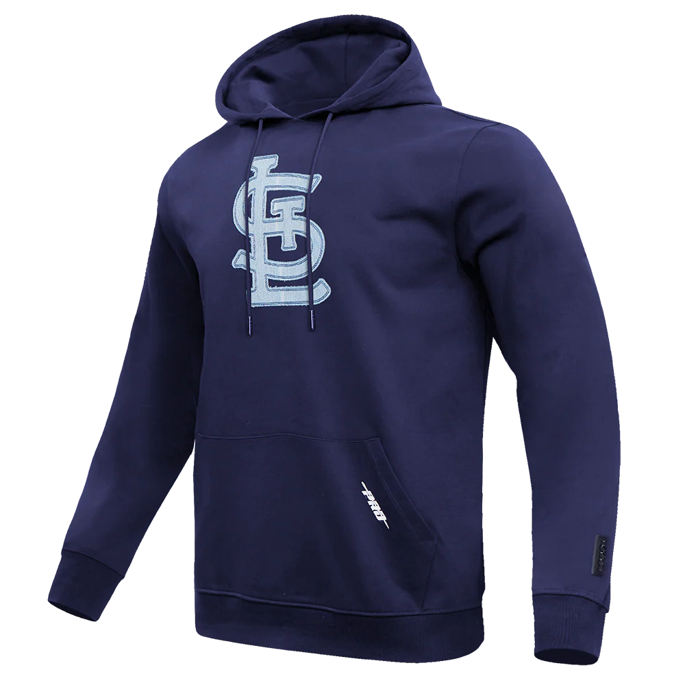 MLB ST. LOUIS CARDINALS VARSITY BLUES MEN'S PULLOVER HOODIE (MIDNIGHT NAVY) - Image 2