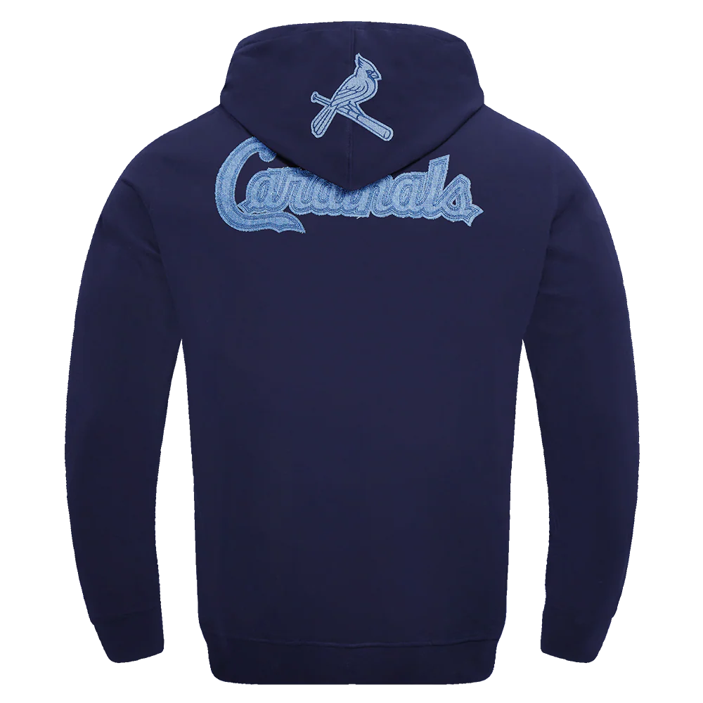 MLB ST. LOUIS CARDINALS VARSITY BLUES MEN'S PULLOVER HOODIE (MIDNIGHT NAVY) - Image 3