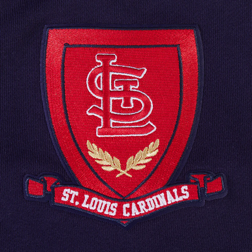 MLB ST. LOUIS CARDINALS PRO PREP RIB FLC PO HOODIE (MIDNIGHT NAVY/RED/MIDNIGHT NAVY) - Image 10