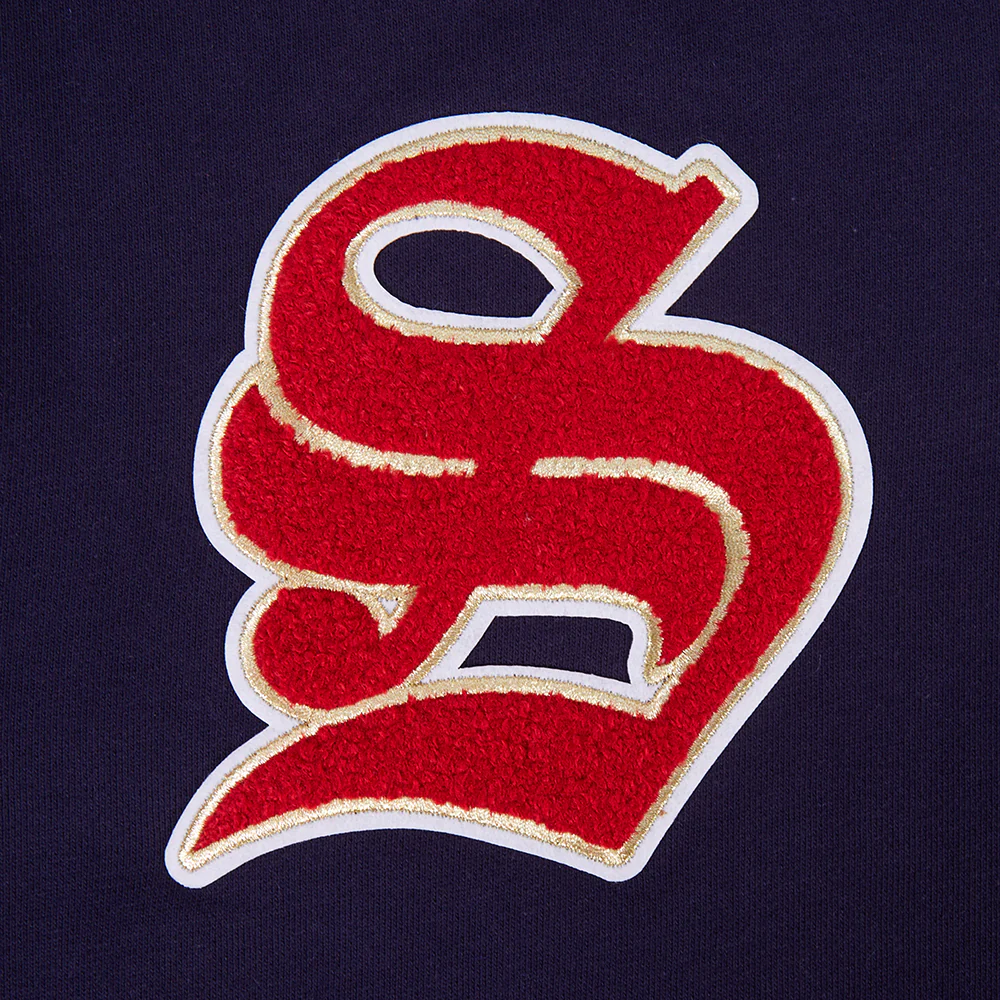 MLB ST. LOUIS CARDINALS PRO PREP RIB FLC PO HOODIE (MIDNIGHT NAVY/RED/MIDNIGHT NAVY) - Image 5