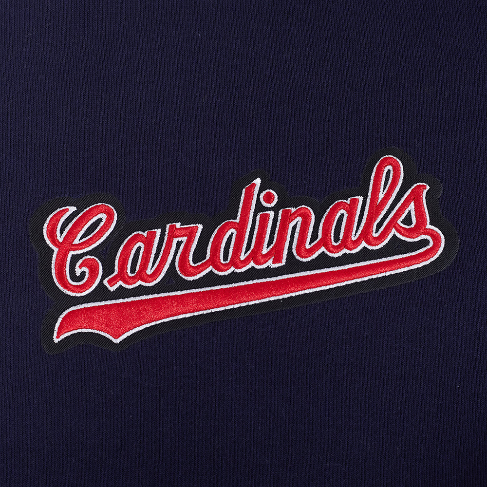 MLB ST. LOUIS CARDINALS WINGSPAN MEN'S DROP SHOULDER FLEECE CREWNECK (MIDNIGHT NAVY) - Image 8