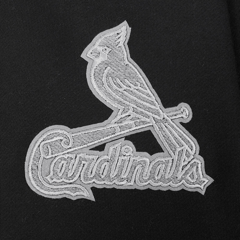 MLB ST. LOUIS CARDINALS REVERSE FRENCH TERRY MEN'S DROP SHOULDER FLC (BLACK) - Image 11