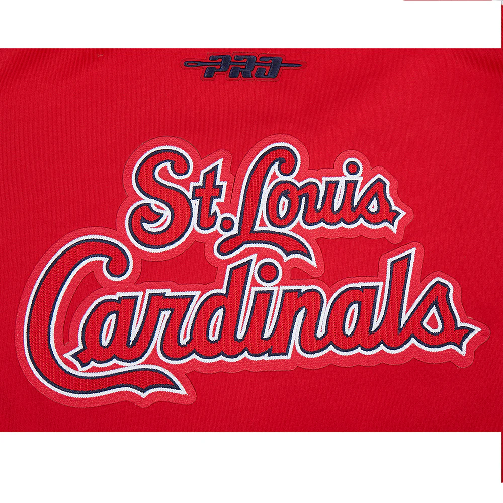 MLB ST. LOUIS CARDINALS CITY ARCH MEN'S FLC 1/4 ZIP (RED) - Image 10
