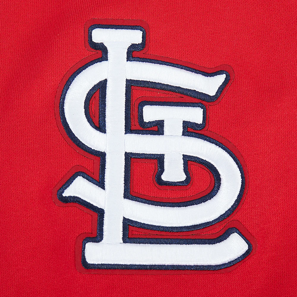 MLB ST. LOUIS CARDINALS CITY ARCH MEN'S FLC 1/4 ZIP (RED) - Image 8