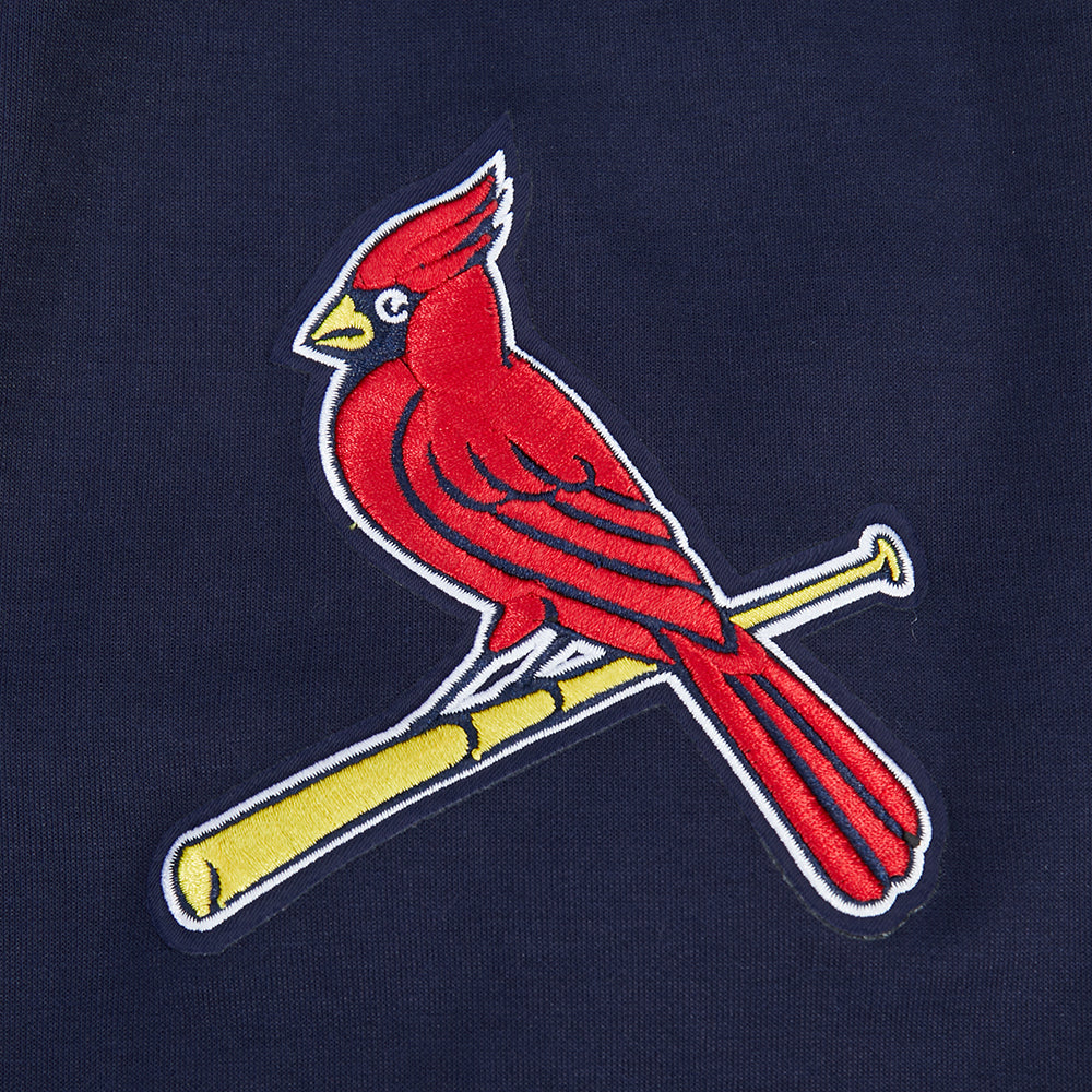 MLB ST. LOUIS CARDINALS CLASSIC CHENILLE MEN'S DK PO HOODIE (MIDNIGHT NAVY) - Image 8