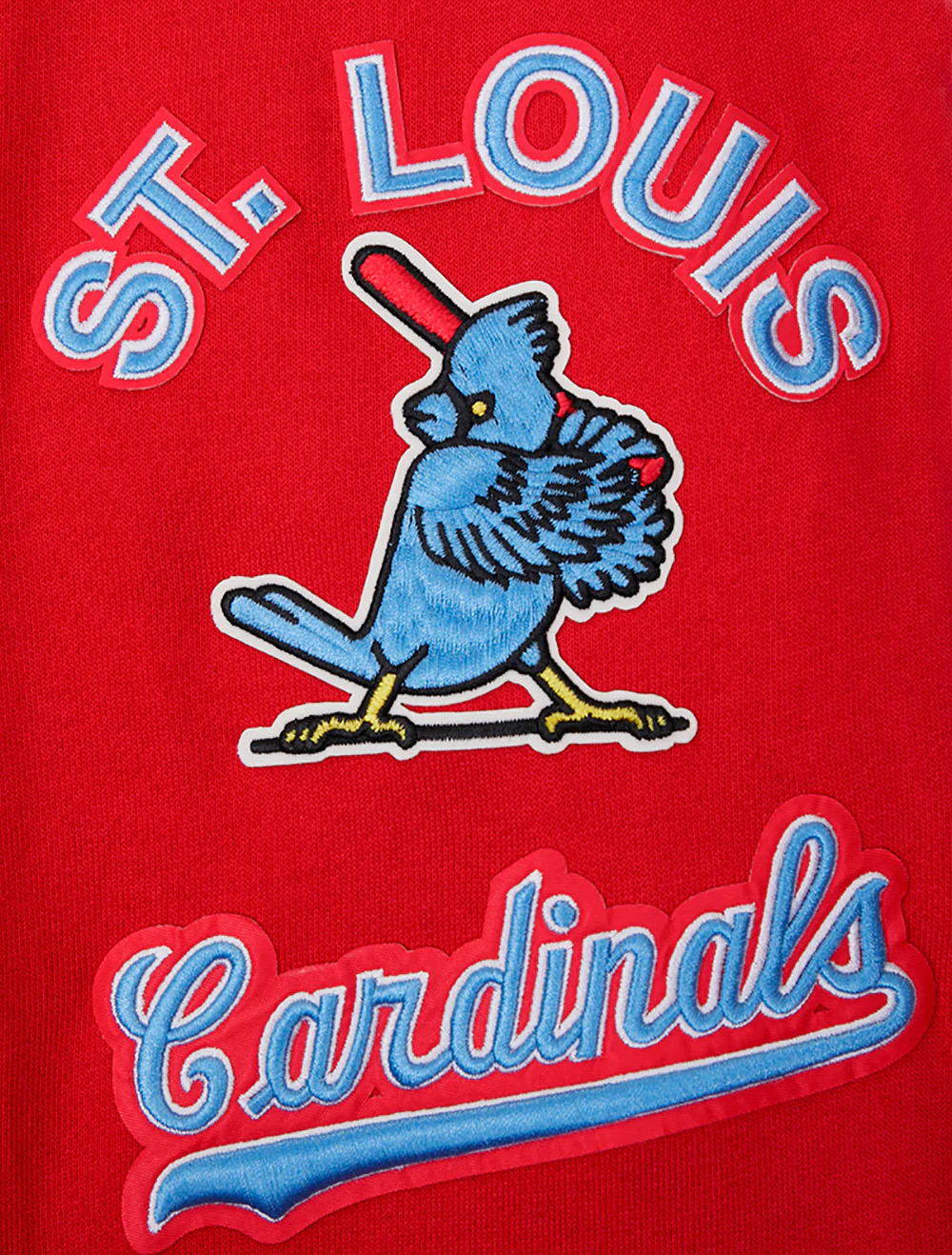 MLB ST. LOUIS CARDINALS RETRO CLASSIC MEN'S PULLOVER HOODIE (RED) - Image 7