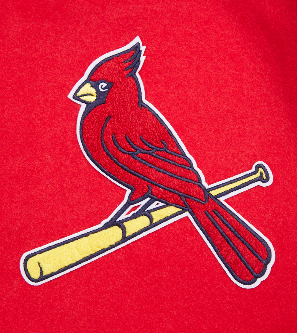 MLB ST. LOUIS CARDINALS SCRIPT TAIL MEN'S RIB WOOL VARSITY (RED/WHITE/MIDNIGHT NAVY) - Image 6