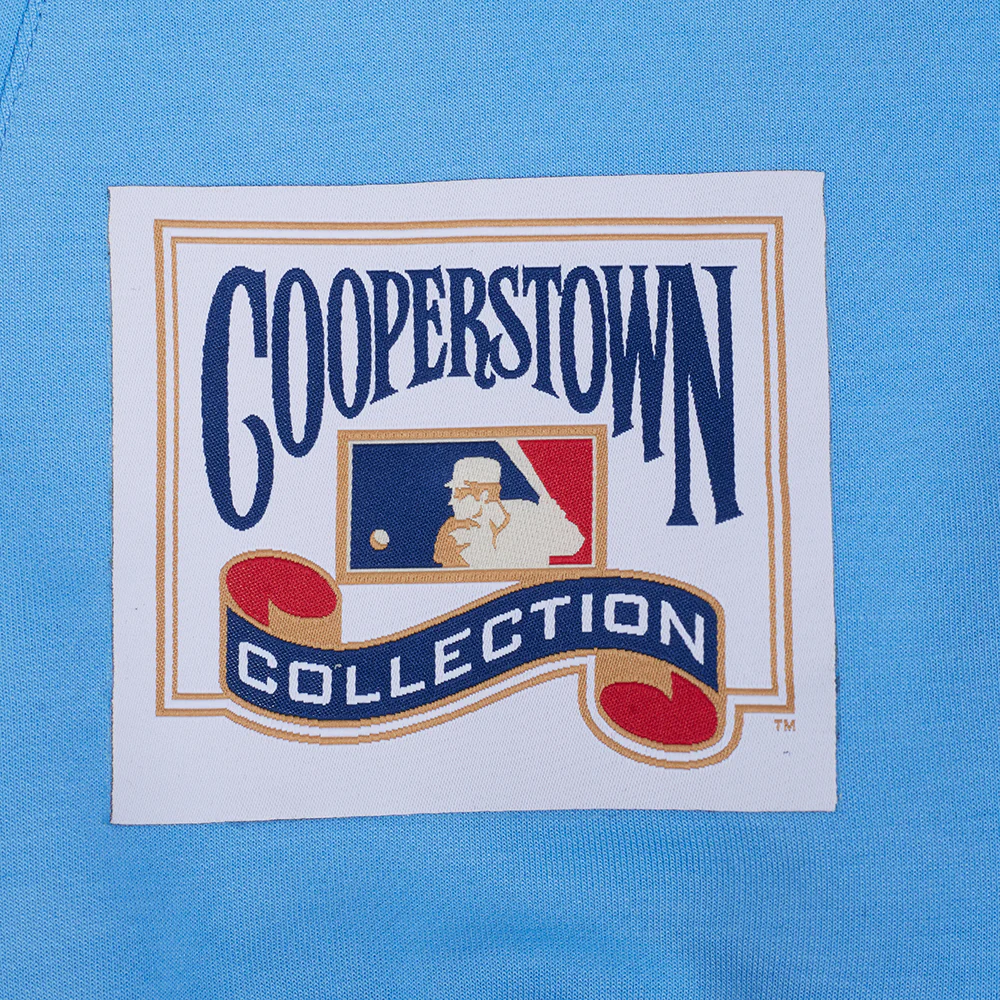 MLB ST. LOUIS CARDINALS COOPERSTOWN LOGO PRO GAME DAY MEN'S DOUBLE KNIT JACKET (UNI BLUE/ ROYAL BLUE/ RED) - Image 8