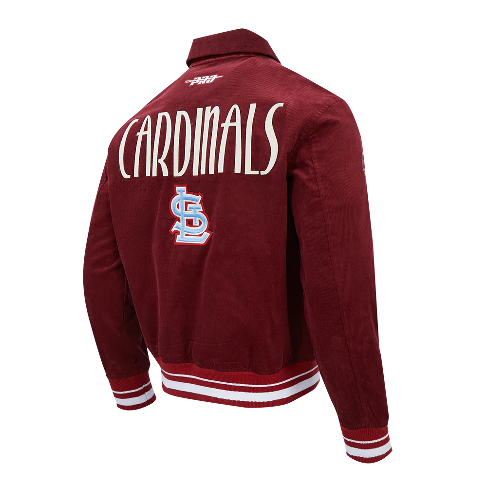 MLB ST. LOUIS CARDINALS ORIGINAL PLAYERS MEN'S JACKET (CARDINAL RED) - Image 4