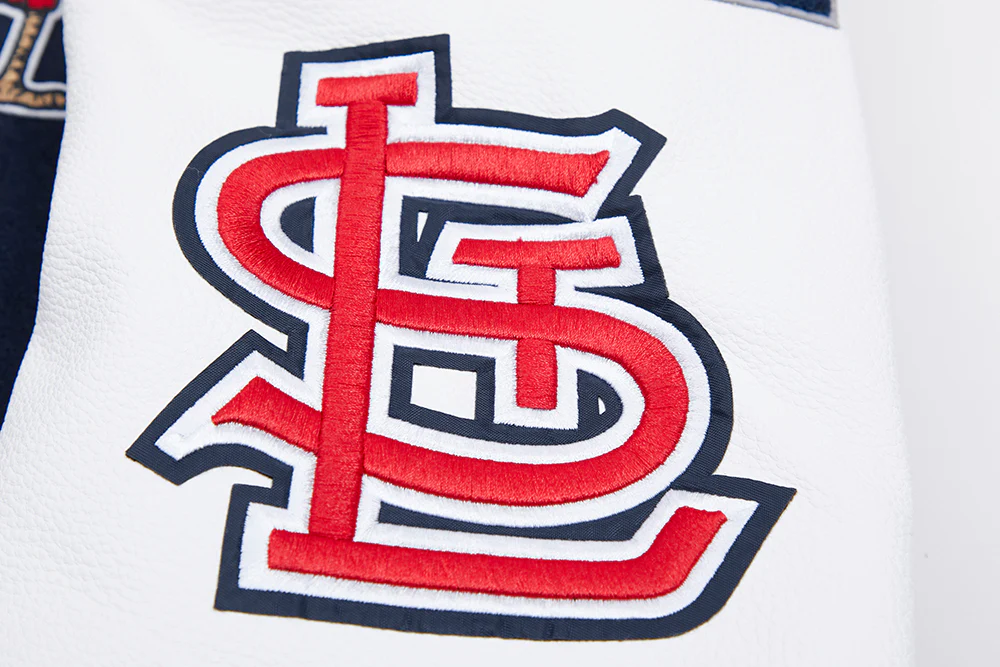 MLB ST. LOUIS CARDINALS RETRO MASHUP MEN'S RIB WOOL VARSITY JACKET (MIDNIGHT NAVY/RED/MIDNIGHT NAVY) - Image 12